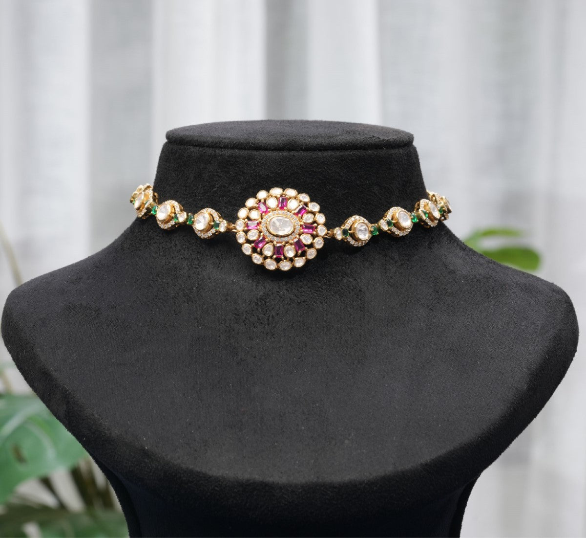 Floral Choker Necklace