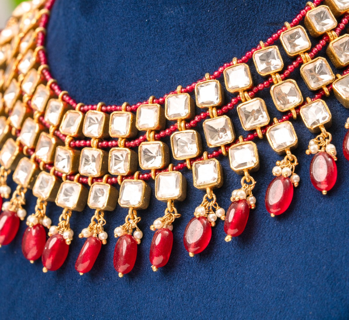 Classic Kundan Moissanite Necklace