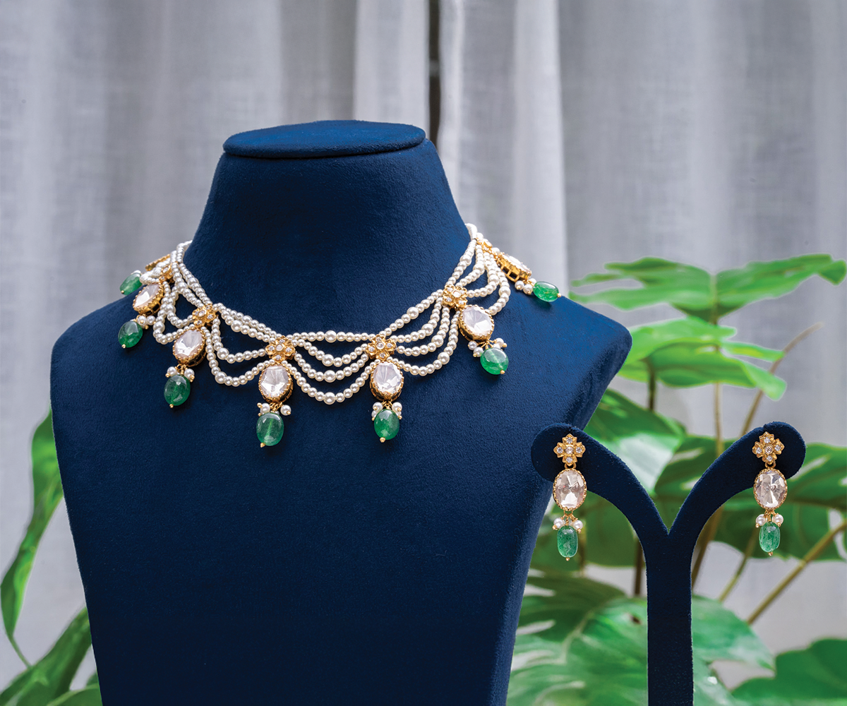 Eternal Polki Floral Choker