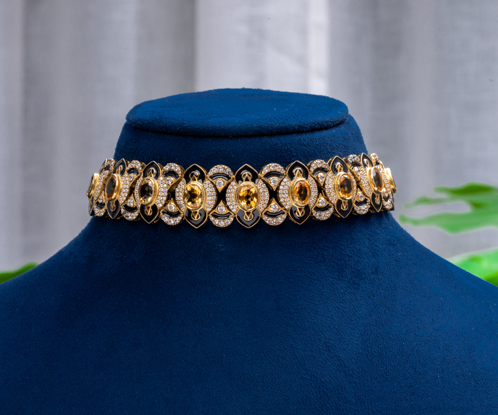 Emerald Splendor Choker Set