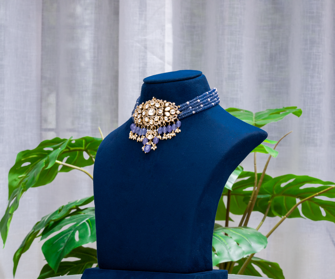 Classic Ruby & Pearl Choker