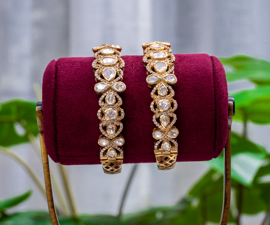 Floral Lattice Moissanite Bracelet