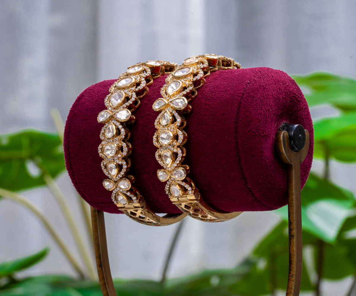 Floral Lattice Moissanite Bracelet