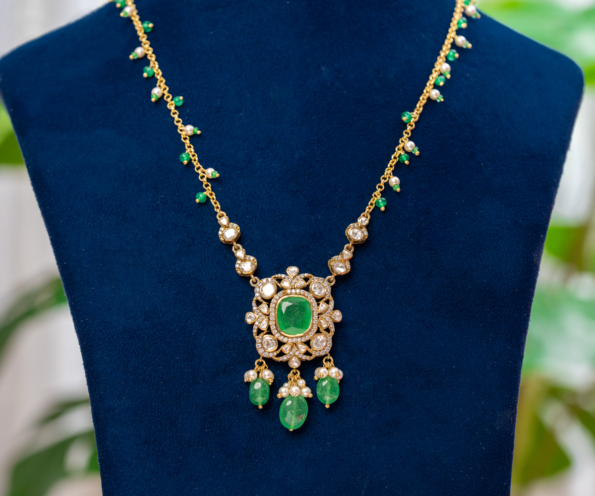 Majestic Emerald Statement Necklace