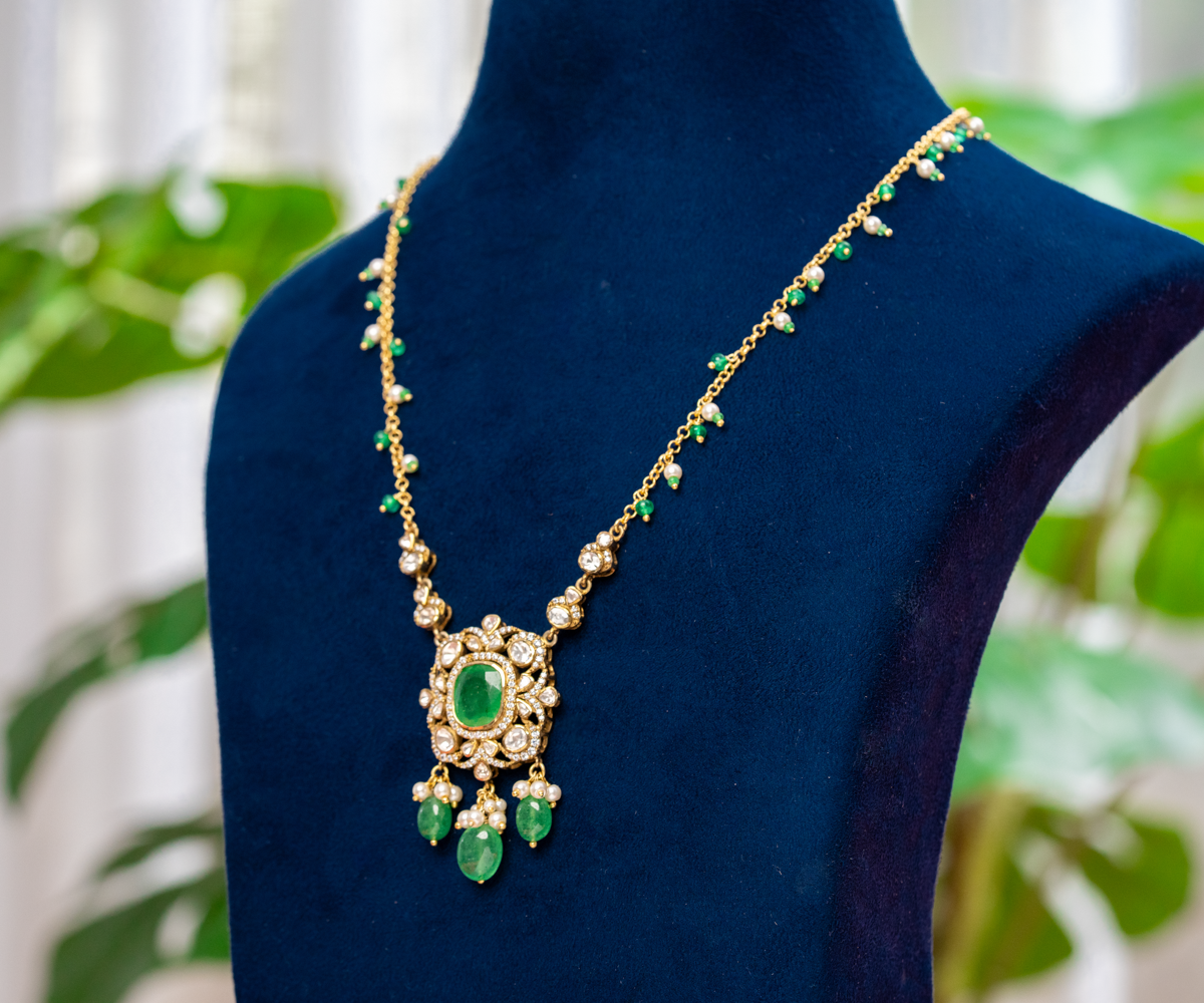 Majestic Emerald Statement Necklace