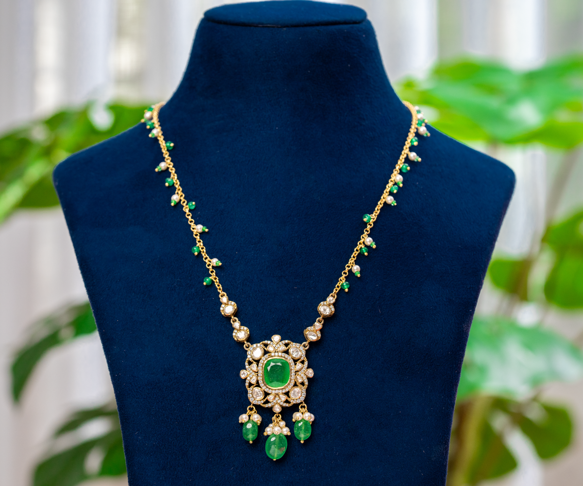 Majestic Emerald Statement Necklace