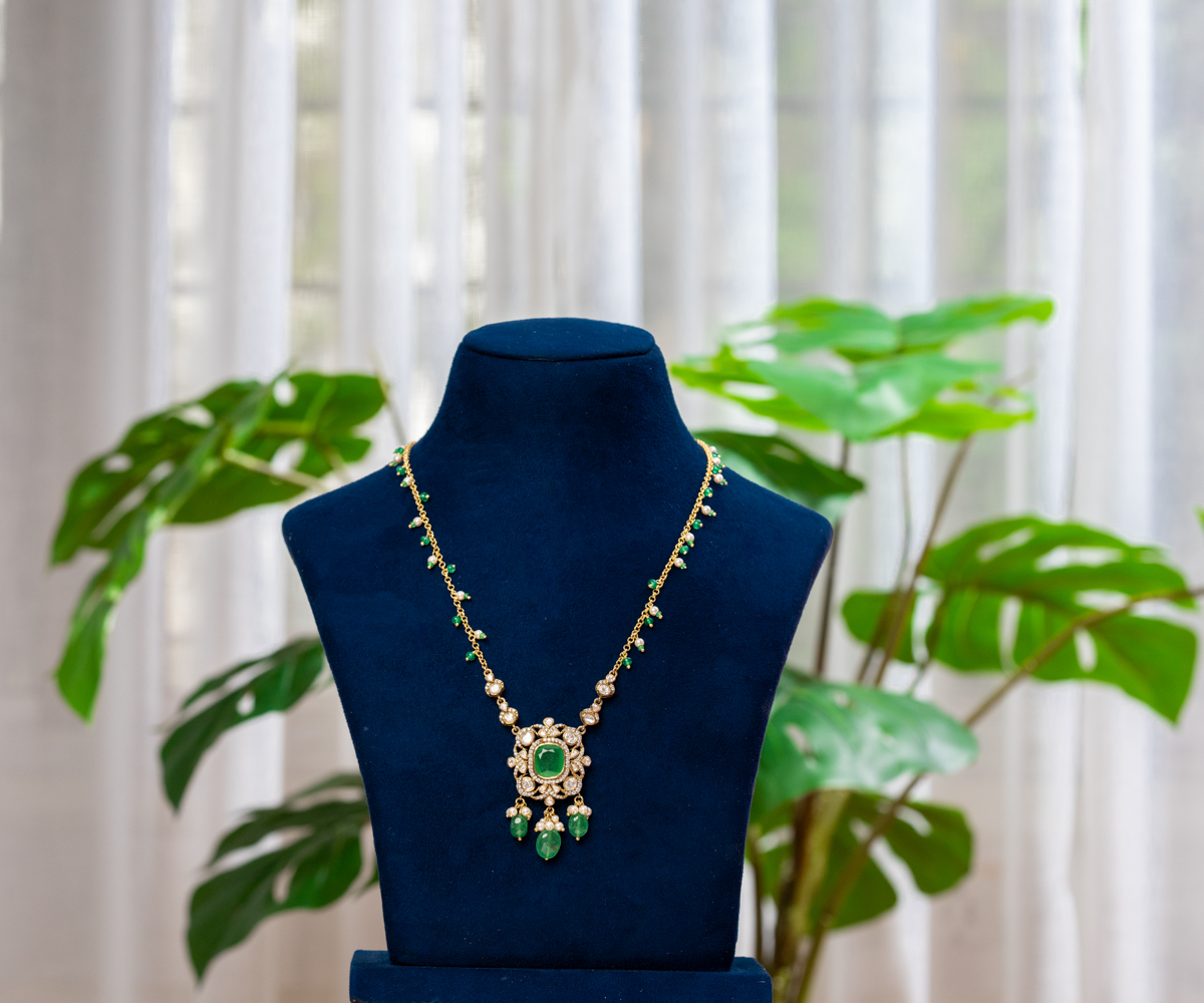 Majestic Emerald Statement Necklace