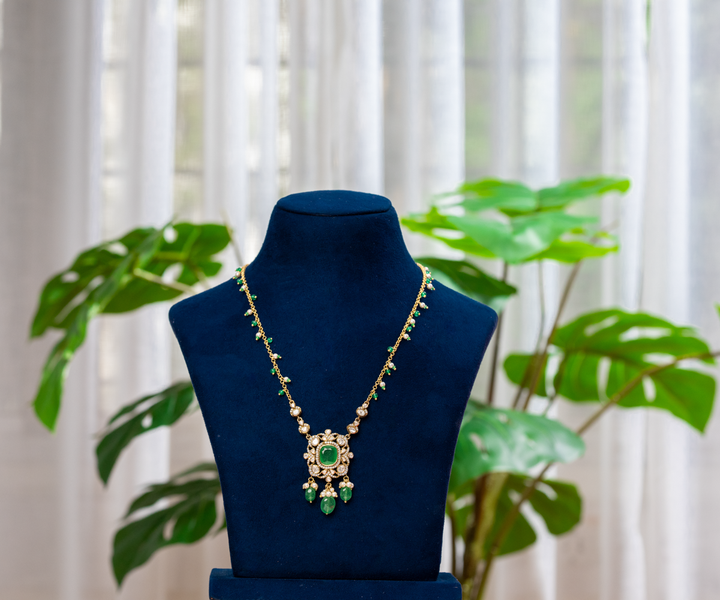 Majestic Emerald Statement Necklace