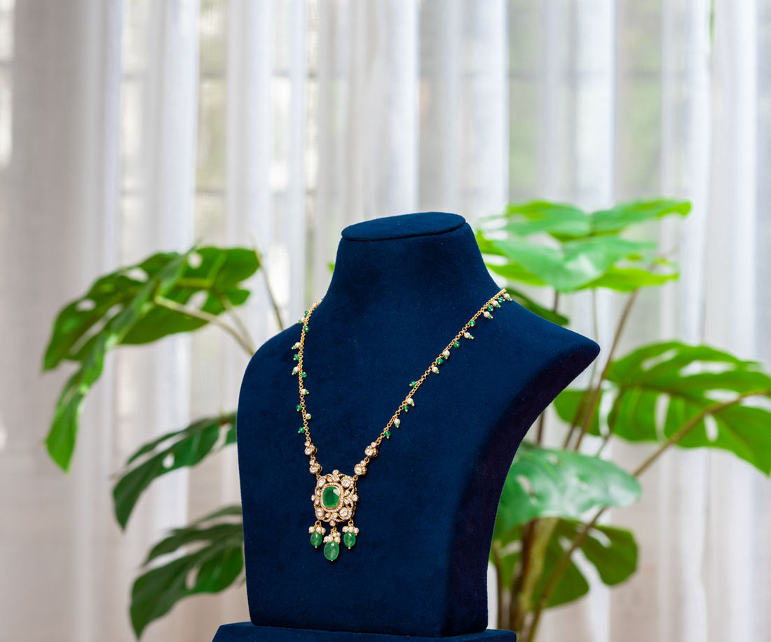 Majestic Emerald Statement Necklace