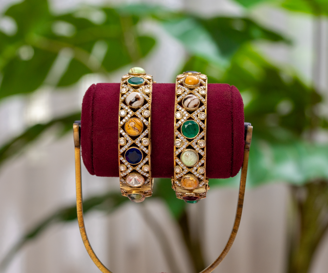Navratna Mosaic Bangles