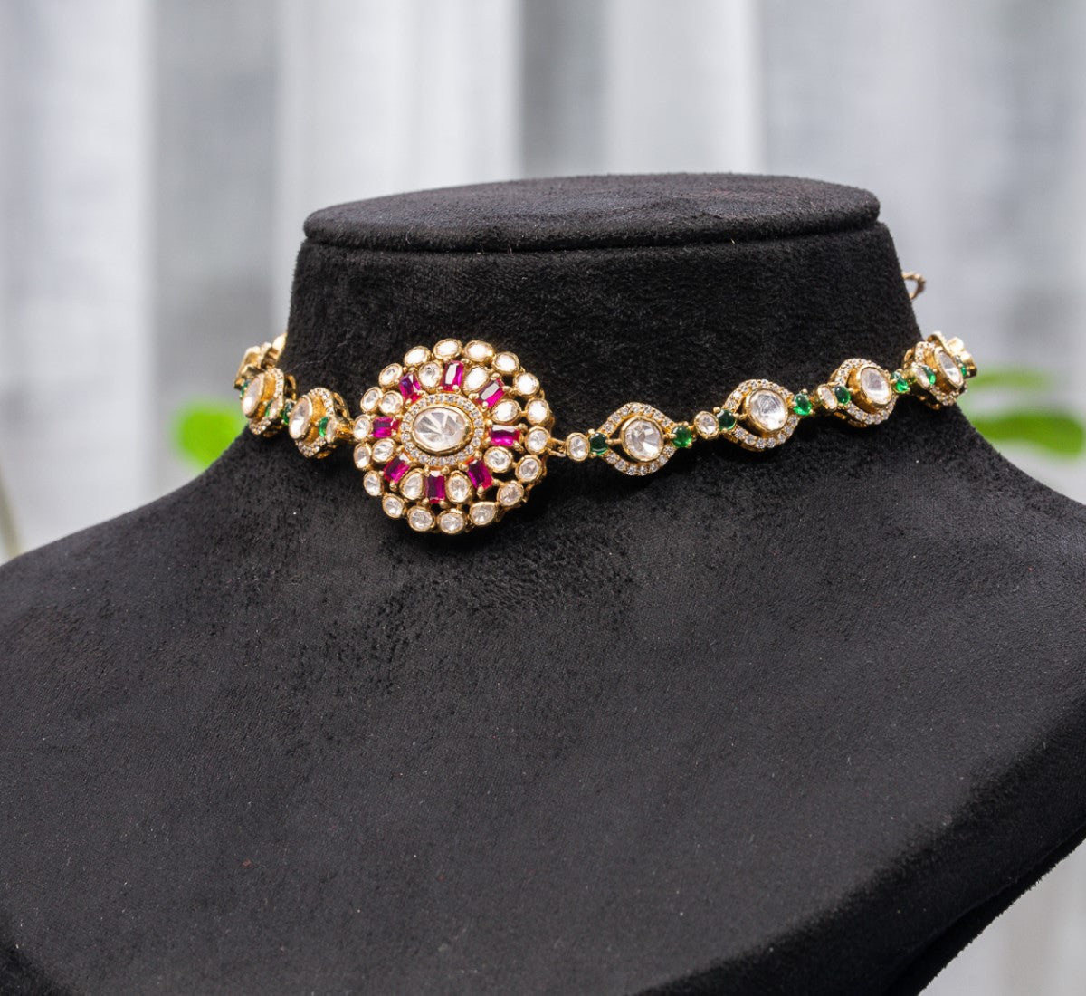 Floral Choker Necklace