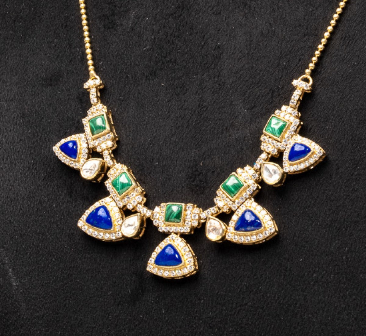 Mosaic Semi-Precious Necklace